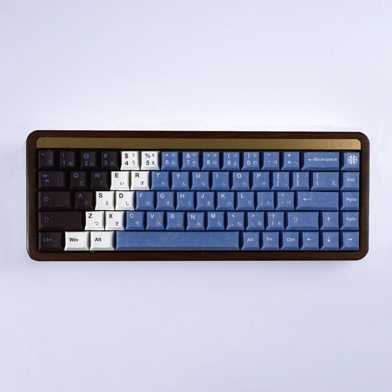 "Snow Woman" Thermal Sublimation Original Pbt Keycap Is Engraving Japanese Word Root Snow Woman Color 134 Key - Image 4